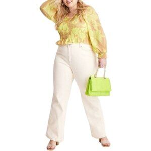 WOMEN'S FLARE LEG DENIM PANT | FUTURE COLLECTIVE | 22